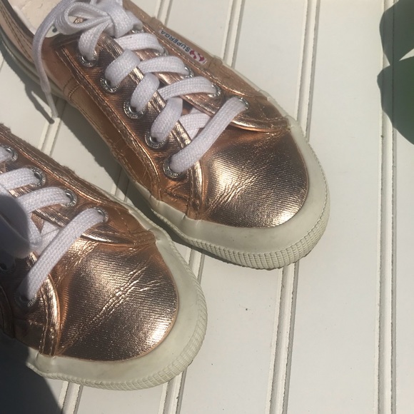 Superga Rose Gold Sneakers - Picture 3 of 7